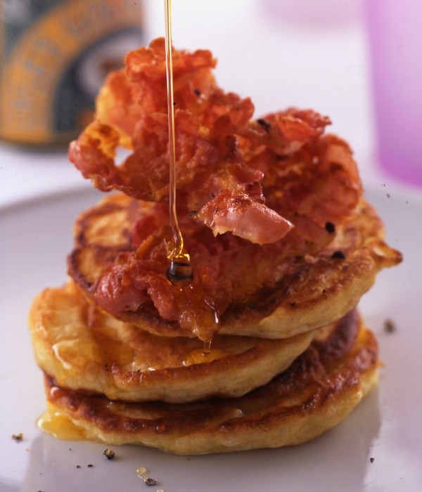 Breakfast dates in Fife image waffles pancakes bacon syrup